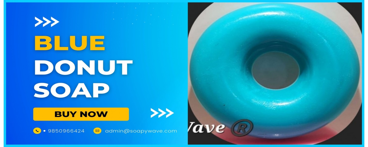 Blue Donut Soap